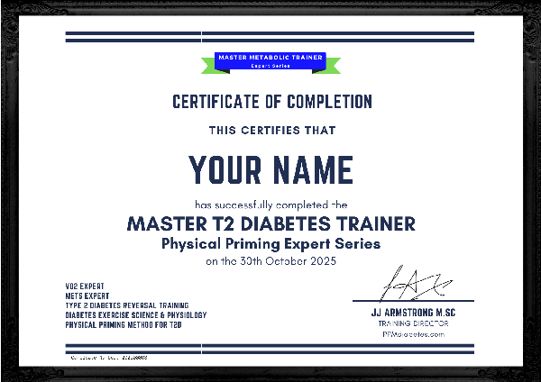 Master Metabolic T2D Trainer Certificate-30percent Master Metabolic T2D Trainer Certificate-30percent
